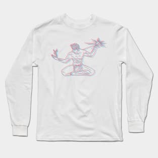 Spirit of Detroit 3D Long Sleeve T-Shirt